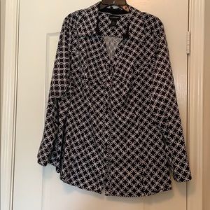 Lane Bryant Long Sleeve Button Down Shirt